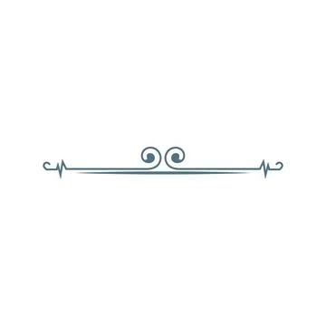Border, ornament icon design template vector Stock Illustration