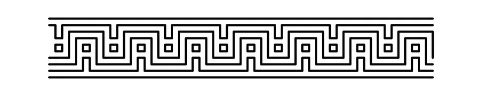 Border Ornament Illustrazione stock