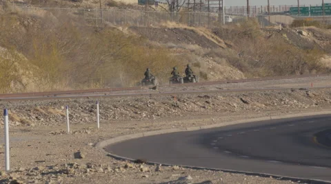 Border Patrol ATV Stock Footage 60118824
