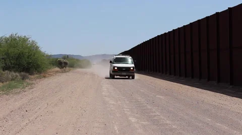 Border Patrol Drive By Stock Footage 55143600