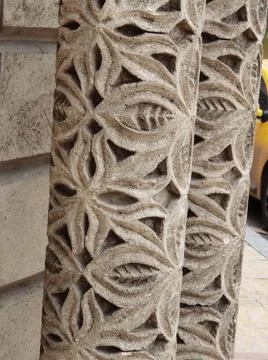 A border with a pattern made of sterol Stock Photos