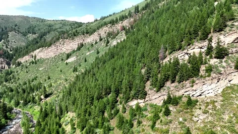 The border rocks mountains Vídeos de archivo 302228372