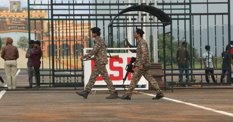 Border security Force Stock Footage 317526588