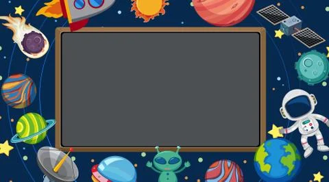 Border template with space in background Stock Illustration