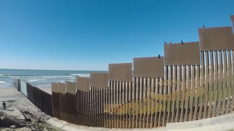Border of Tijuana 4k Stock Footage 98360656