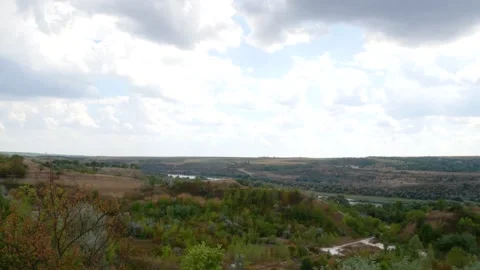 The border of Ukraine and Moldova between the city of Soroka and Yampil. Video stock 138342198