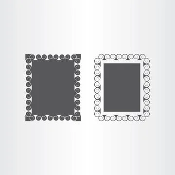 Border vector background abstract frame decorative Stock-Illustration