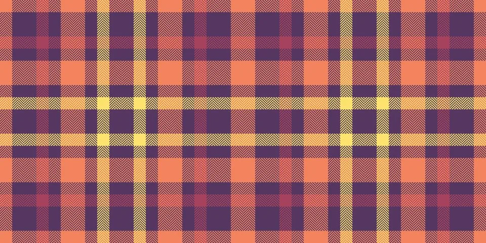 Border vector background textile, gift card plaid tartan texture. Warp fabr.. Stock Illustration