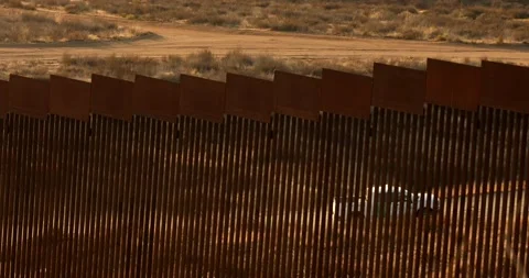 Border Wall Stock Footage 167402863