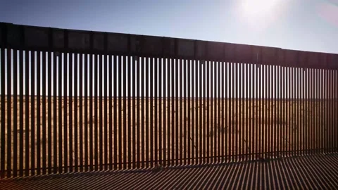 Border Wall Stock Footage 168089345