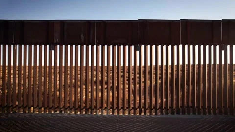 Border Wall Stock Footage 168090946