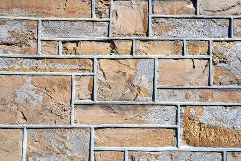Bordered bricks house facade background image Kirkwall Orkney Scotland Great Stock Photos