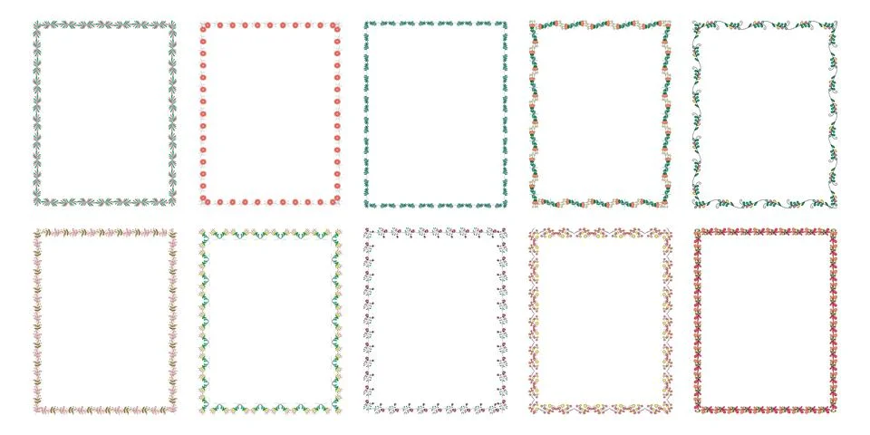 Borders and frames Stock Illustration