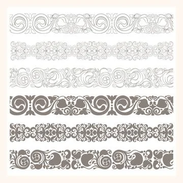 Borders Stock Illustration