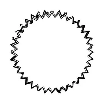 Borders Stamp Stock Illustration