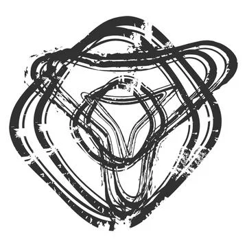 Borders Stamp Stock Illustration