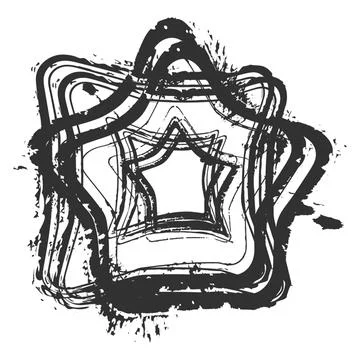 Borders Stamp Illustrazione stock