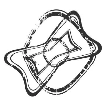 Borders Stamp Stock Illustration