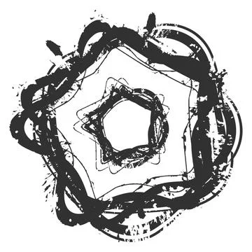 Borders Stamp1000 Stock Illustration