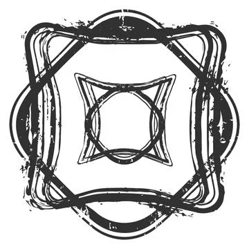 Borders Stamp220 Stock Illustration