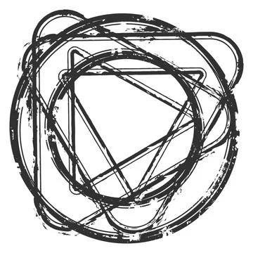 Borders Stamp32 Stock Illustration