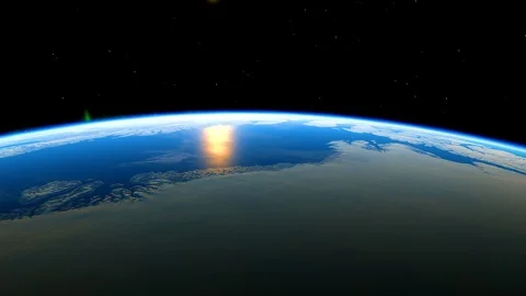 Boreal Aurora over the Arctic Ocean. Stock Footage 123091124