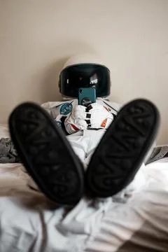 Bored Astronaut Fotos de archivo