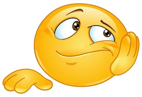 Bored emoticon Stock Illustration