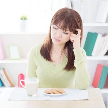 Bored with everyday breakfast Stock Photos
