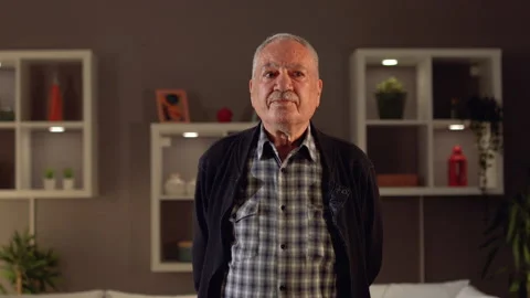 Bored lonely man at home. Stock Footage 164779596