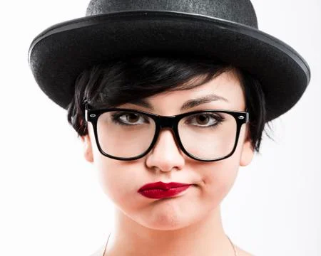 Bored nerd Stock Photos