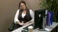 Bored Office Worker HD Footage