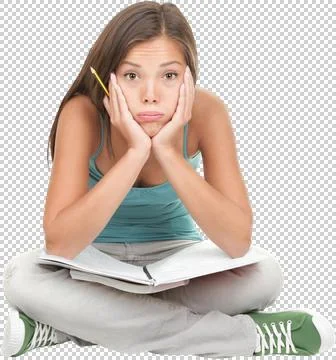 Bored Student Stock-Fotos