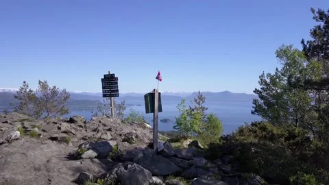 Borgafjell in Os, Norway Stock Footage 204148449