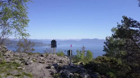Borgafjell in Os, Norway Stock Footage 204148452