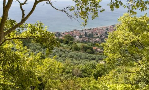Borgio Verezzi in Italy Foto stock