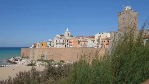 Borgo vecchio di Termoli (Molise) Stock Footage 75054895