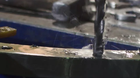 Boring holes Stock Footage 46935619