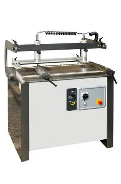 Boring machine for horizontal and vertical drilling Stock Photos