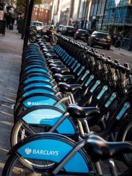 Boris bikes Stock Photos