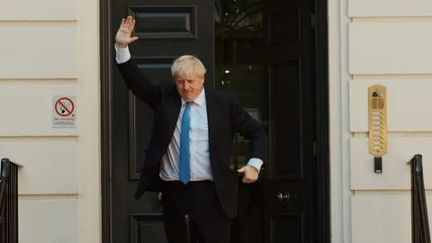 Boris Johnson is Appointed New British Prime Minister Stock Footage