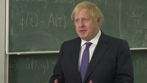 Boris Johnson on his new visa, coronavirus, Huawei and the EU deal Stock Footage 148569986