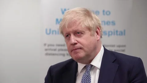 Boris Johnson warns Vladimir Putin over Ukraine Stock Footage 169022765