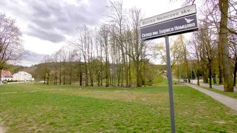 Boris Nemtsov square Stock Footage 157092554