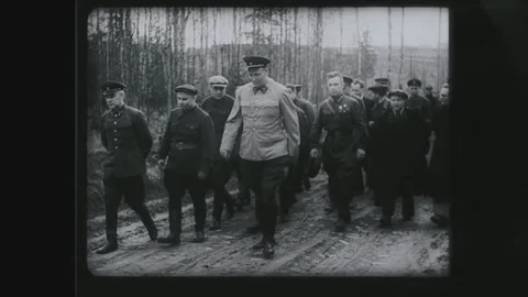 Boris Vannikov. Soviet atomic bomb project Stock Footage 260822357