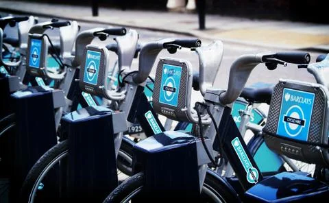 Boris's bikes Stock Photos