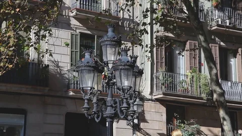 Born Building Street scene Stock Footage 120417765