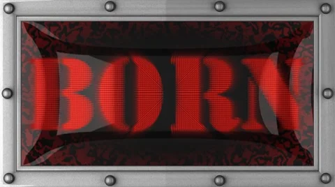 Born on led Видео 8683124