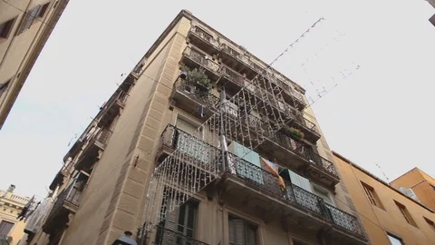Born quarter Streets Stock Footage 120417824