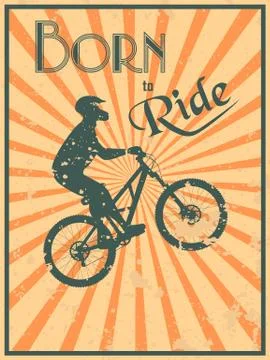 Born to ride Stock Illustration